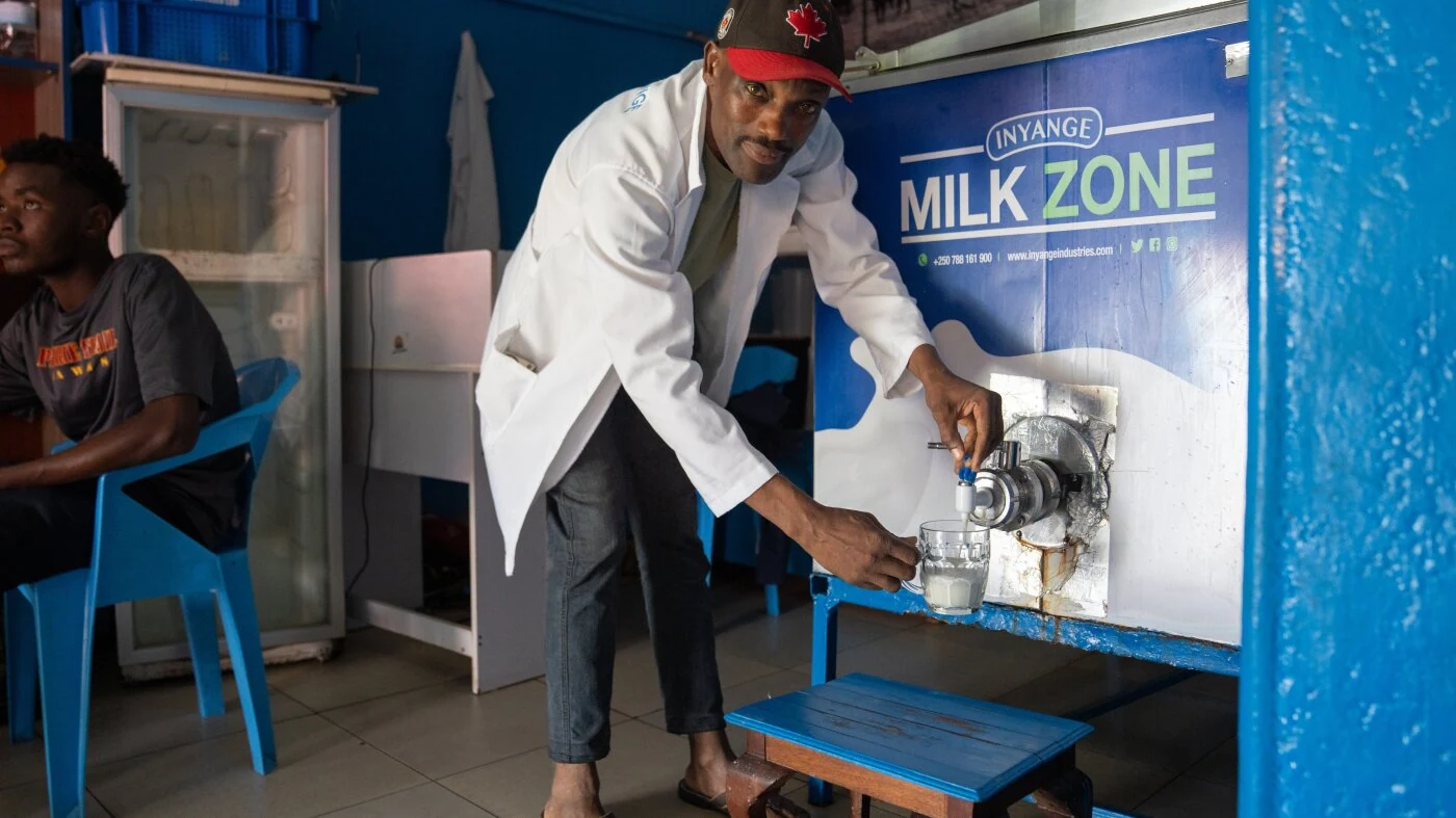 Rwandans love their milk bars. The health minister wishes they'd drink a little less
